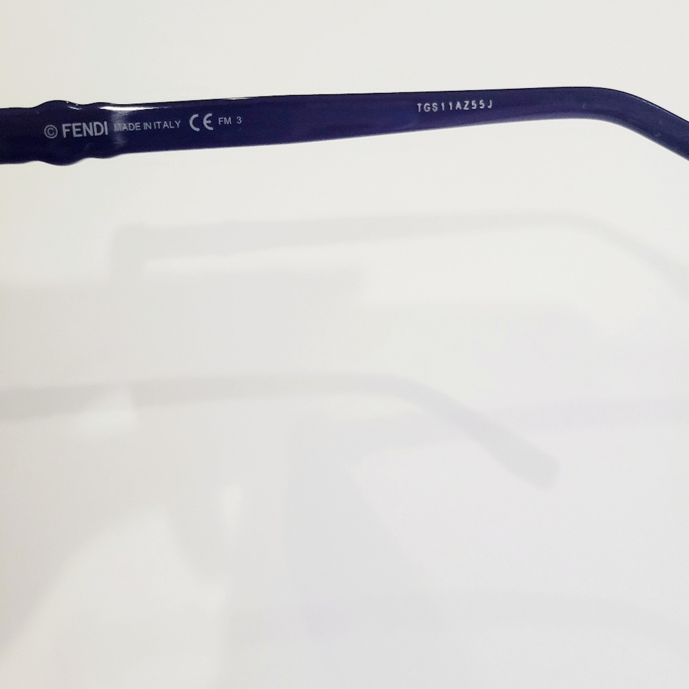 Fendi Square Sunglasses Black Silver Studs - Picture 9 of 13